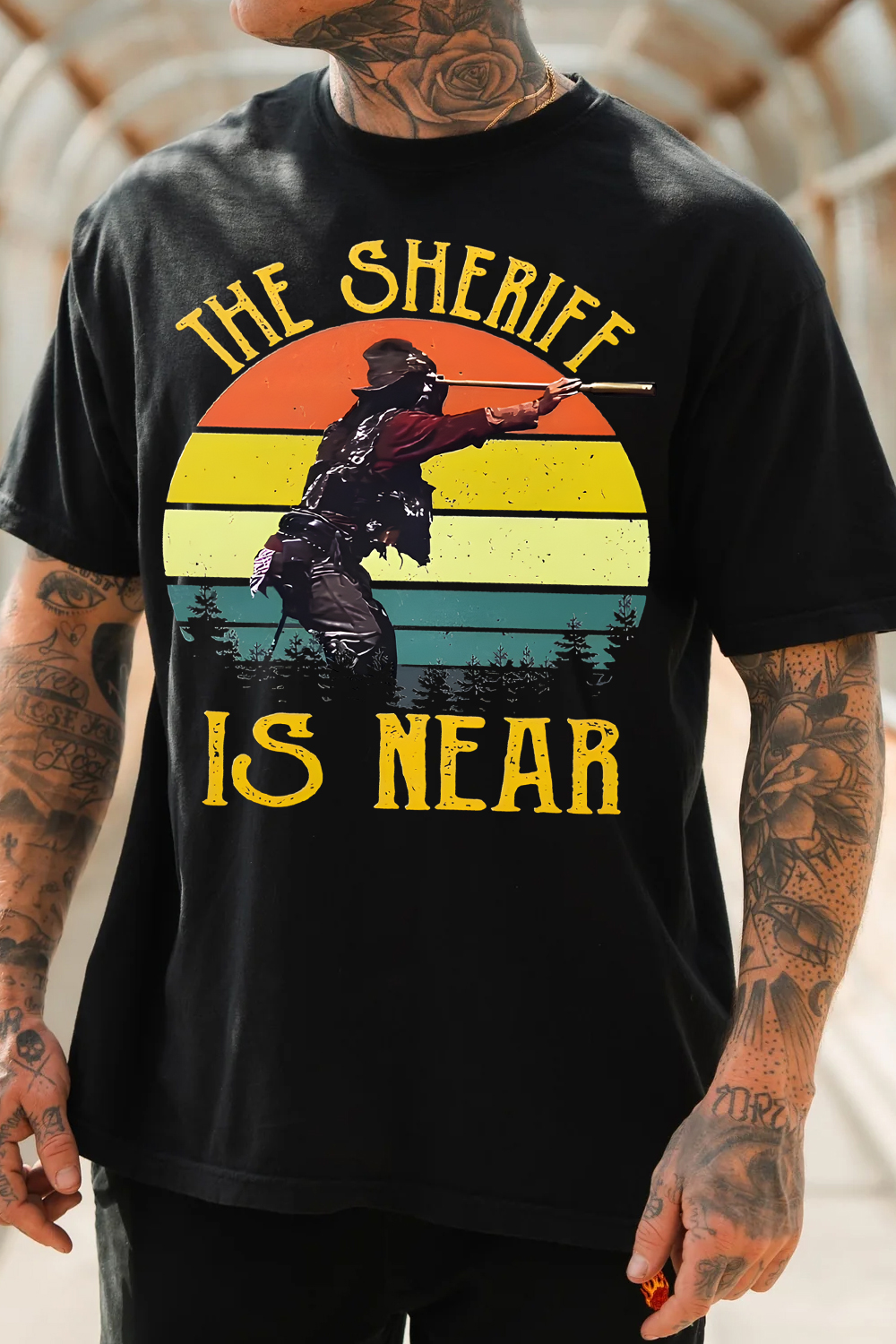 The Sheriff is near  blazingsaddles tee