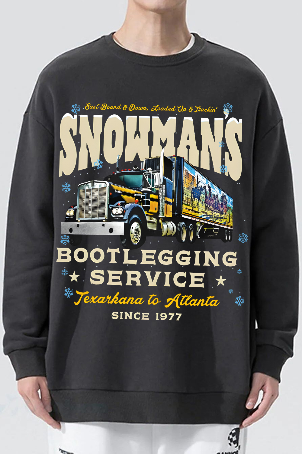 Christmas Smokey and the Bandit Men Sweatshirt