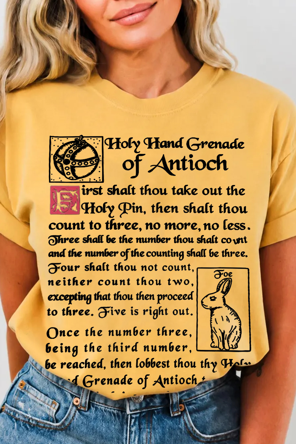 1 2 … 5 🤣 Montypython Women's Tee