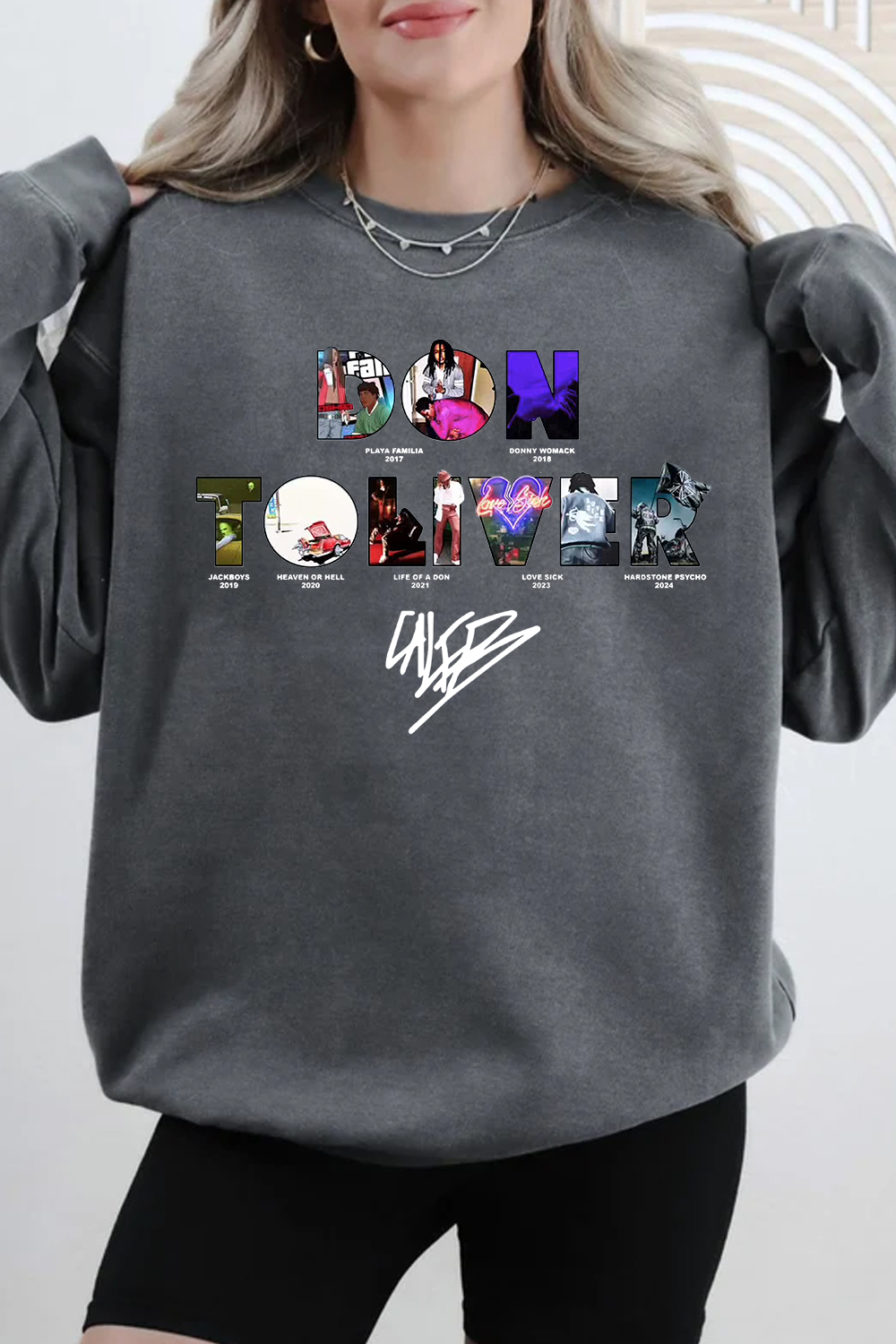 Don Toliver Albums Crew Neck Sweatshirt
