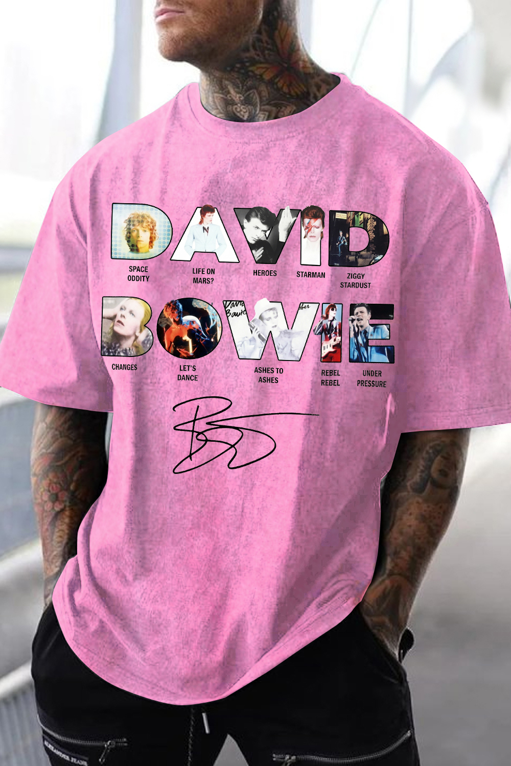 David Bowie Washed Cotton Shirt
