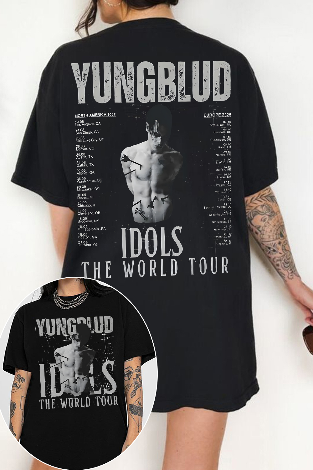 yungblud style  women shirt