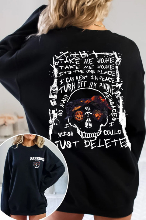 $uicideboy$Double-sided printed sweatshirt