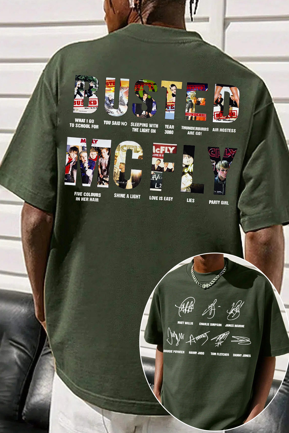 Busted & McFly Tour Tee Pop Rock Legend United shirt