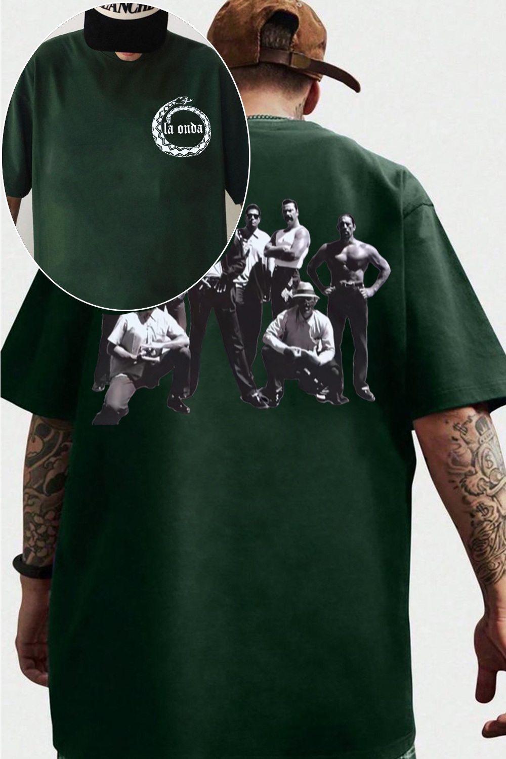 LaOnda 2-sided printed T-shirt