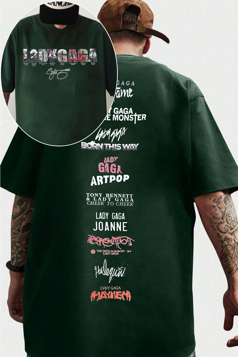 ladygaga Albums Men T-SHIRT