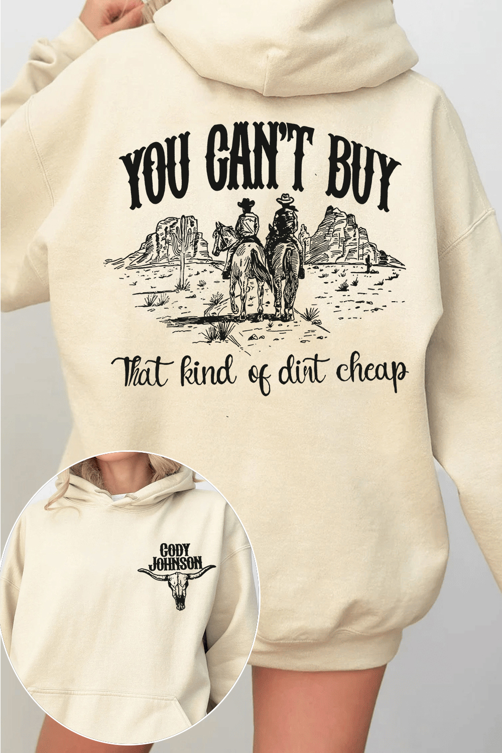 cody johnson women hoodie