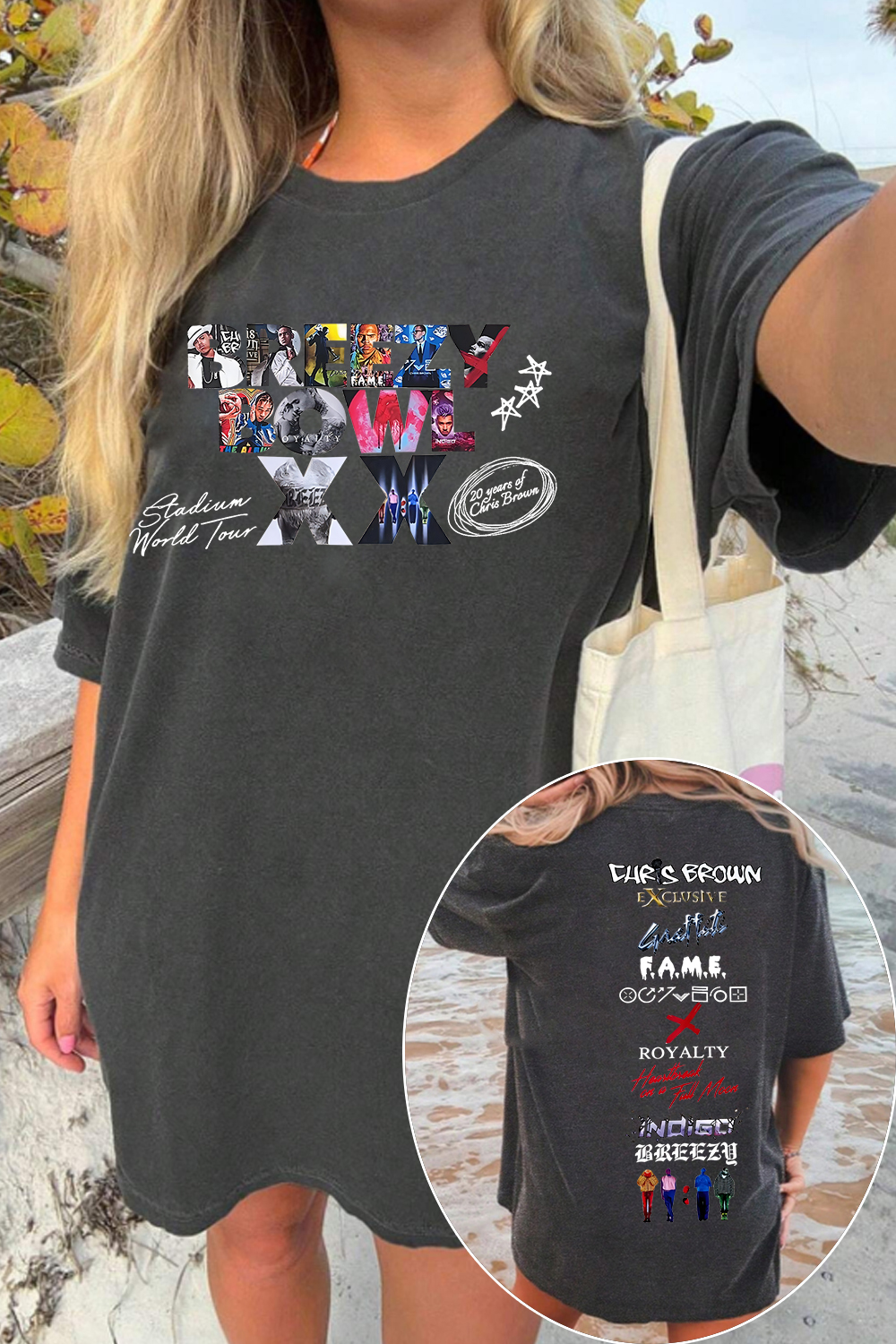 Breeze Bowl Journey front and back print T-shirt