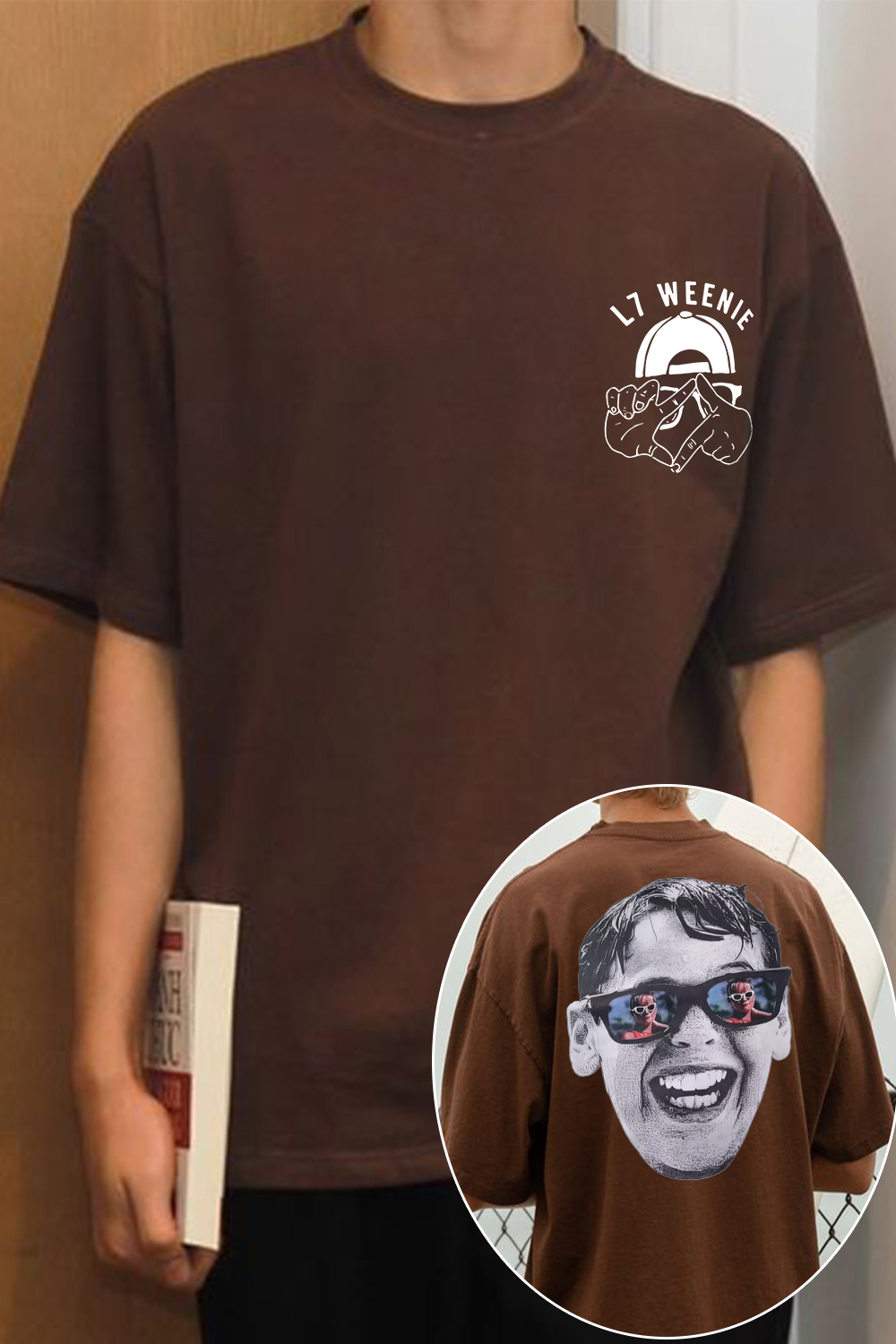 L7 Weenie 2-side printed T-shirt