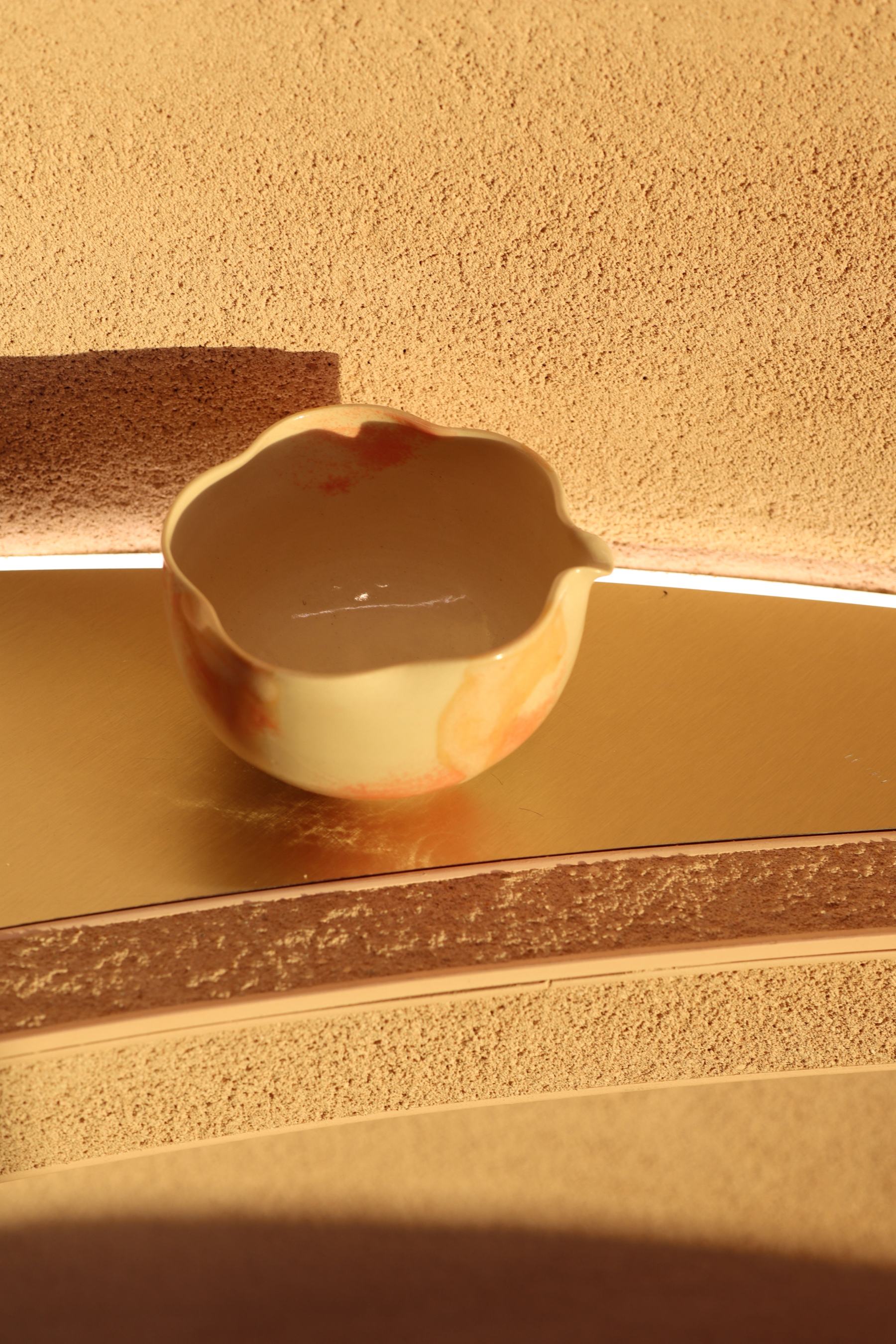 Limited Stock: brut tea × Meiro Ceramics Handcrafted Petal-Shaped Chawan