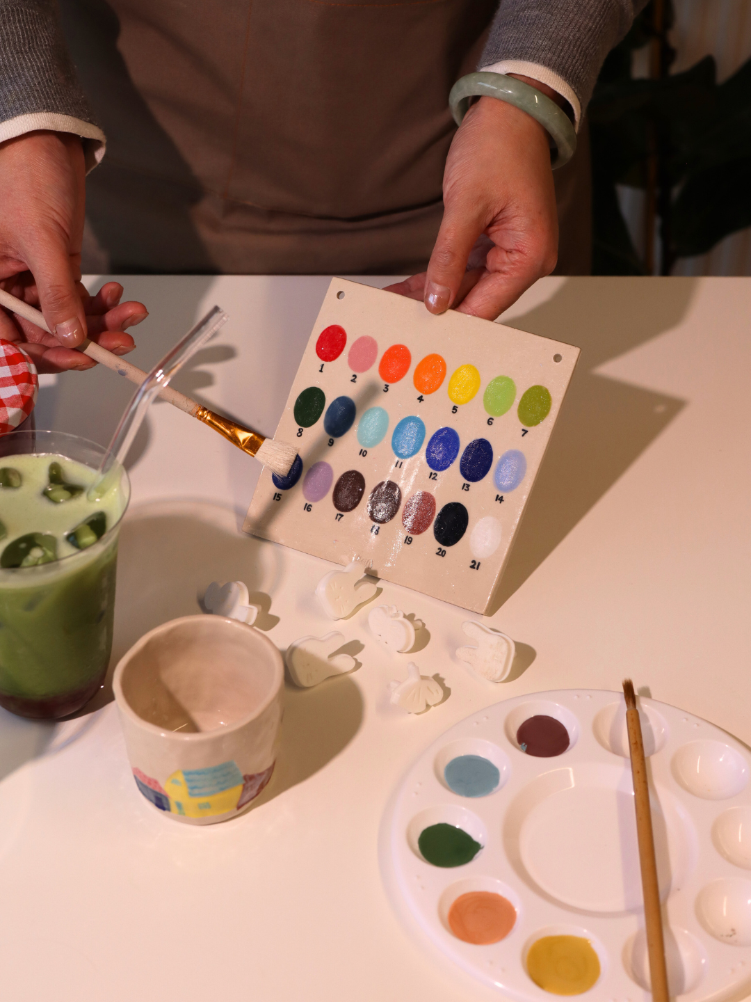 Matcha Meets Clay: Matcha Barista Experience & “Stamp it out” Pottery Class