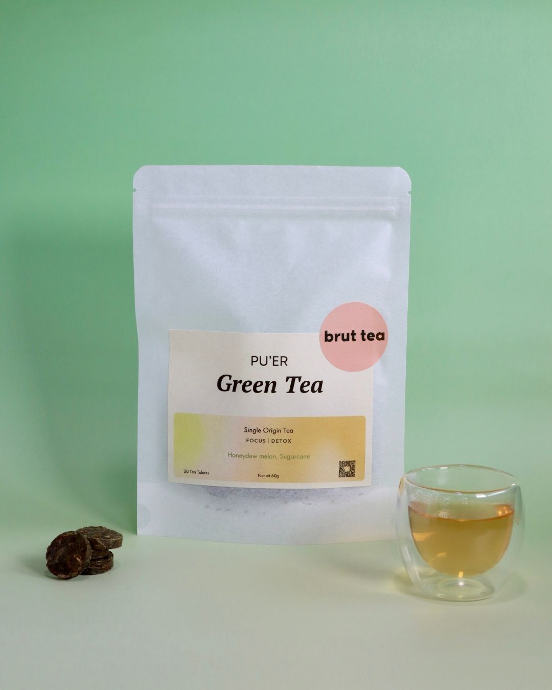 Pu'er Green Tea | Loose Leaf Tea Tokens