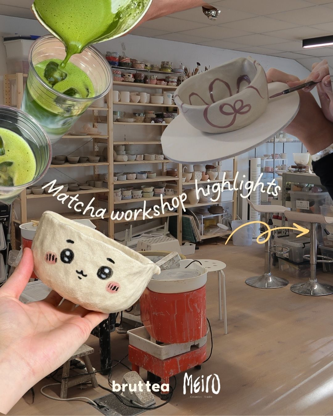 Matcha & Clay Workshop | Matcha Tasting & Matcha Bowl Pottery