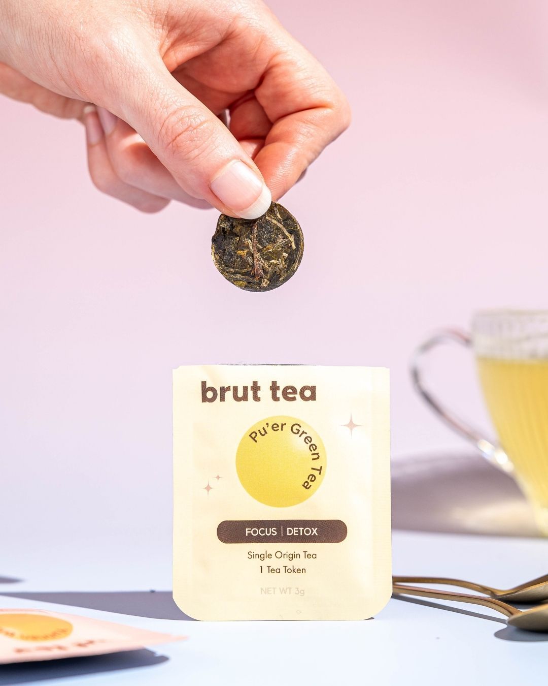 Pu'er Green Tea | Loose Leaf Tea Tokens