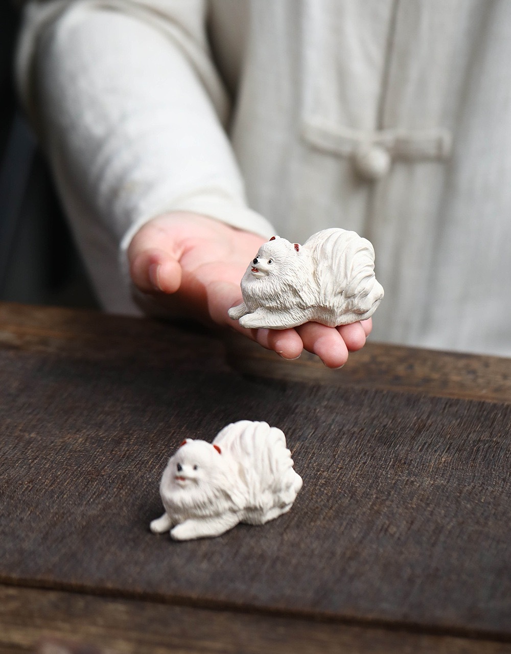 Graceful Pomeranian | Tea Pet Collection