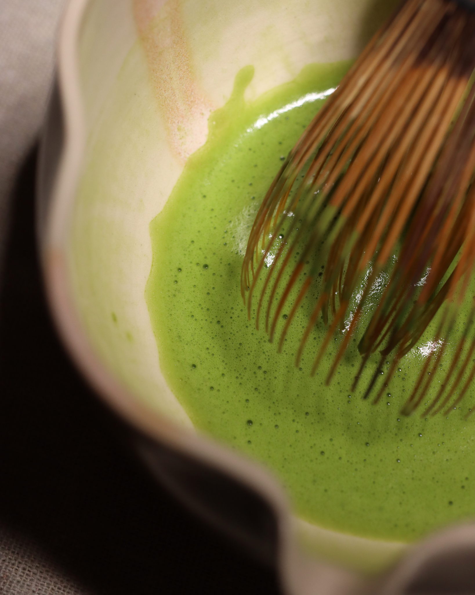 "Shin" Purple Bamboo Chasen – Handcrafted Matcha Whisk