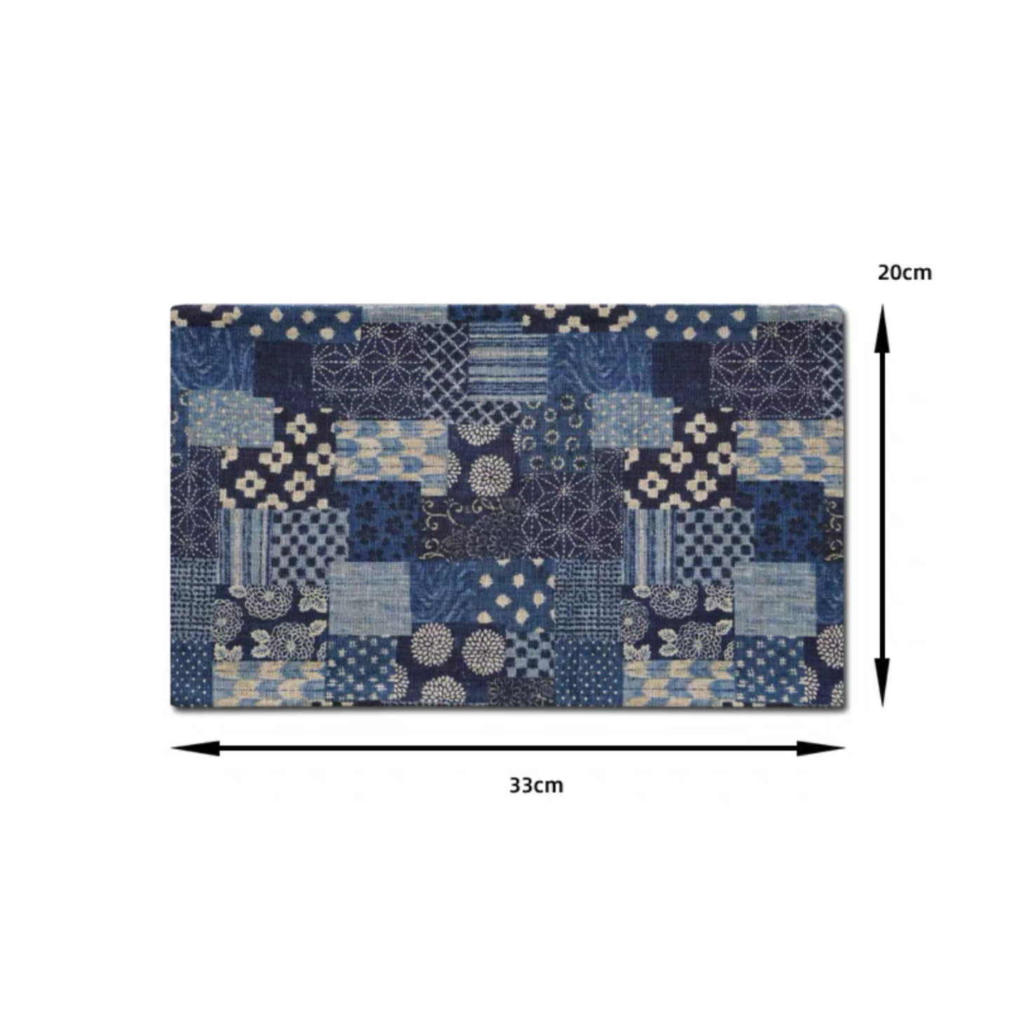 [Only 2 Available] Handmade Cotton and Linen Tea Mat for Tea Ceremony (33cm x 20cm)