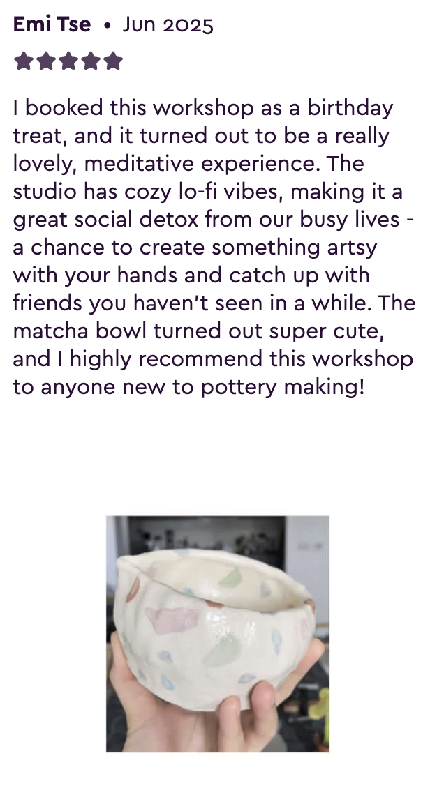 Matcha Workshop in London | Matcha Tasting & Matcha Bowl Pottery