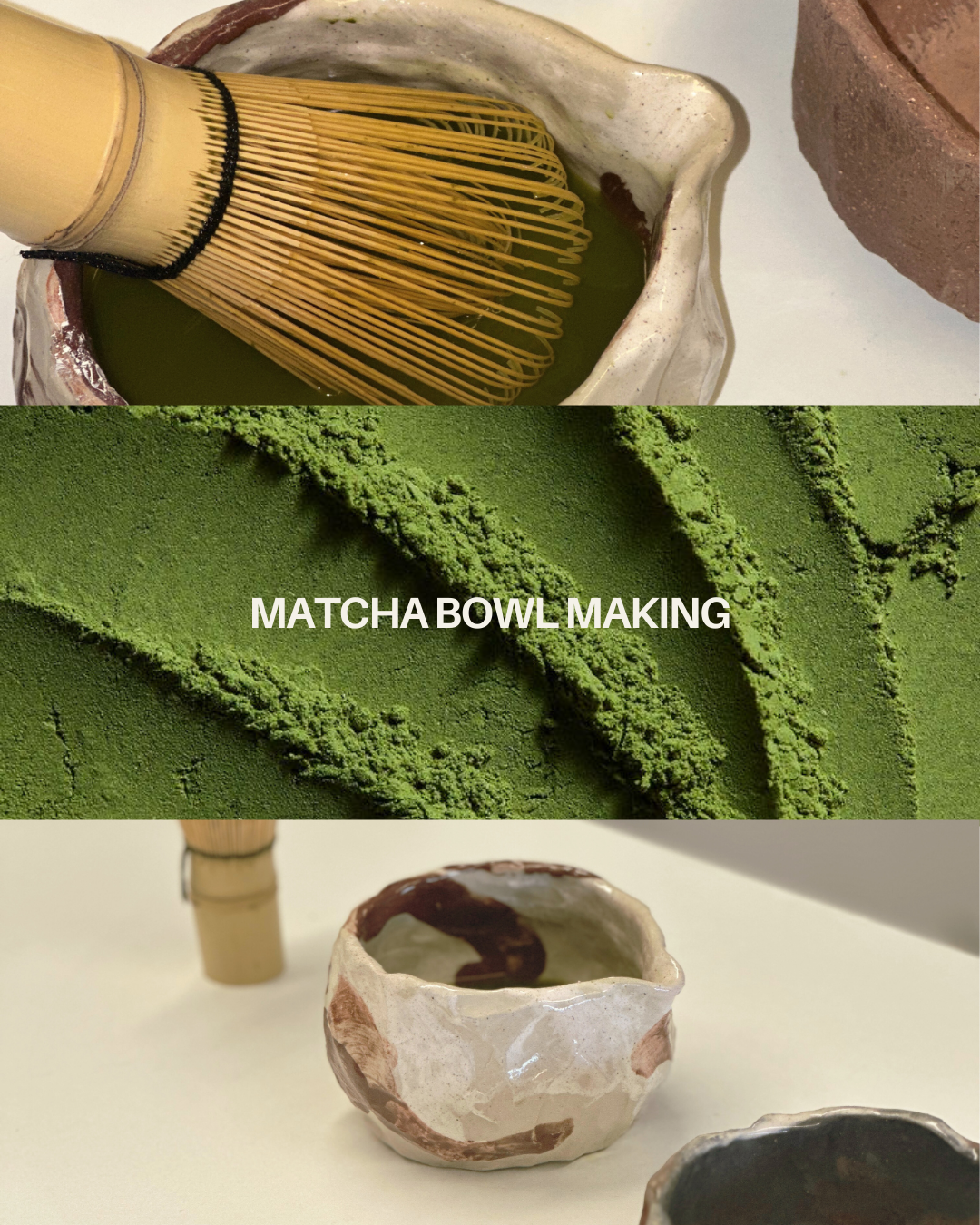 9 March & 16 March | Matcha Tasting Experience & Matcha Bowl Pottery Class