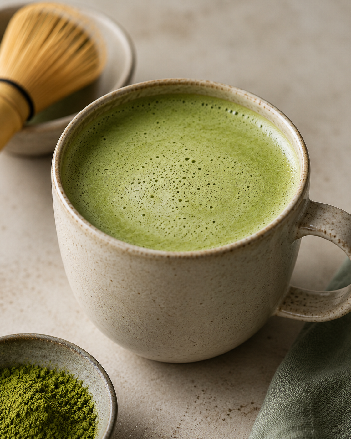 Every cup starts here. Powder. Whisk. Latte.