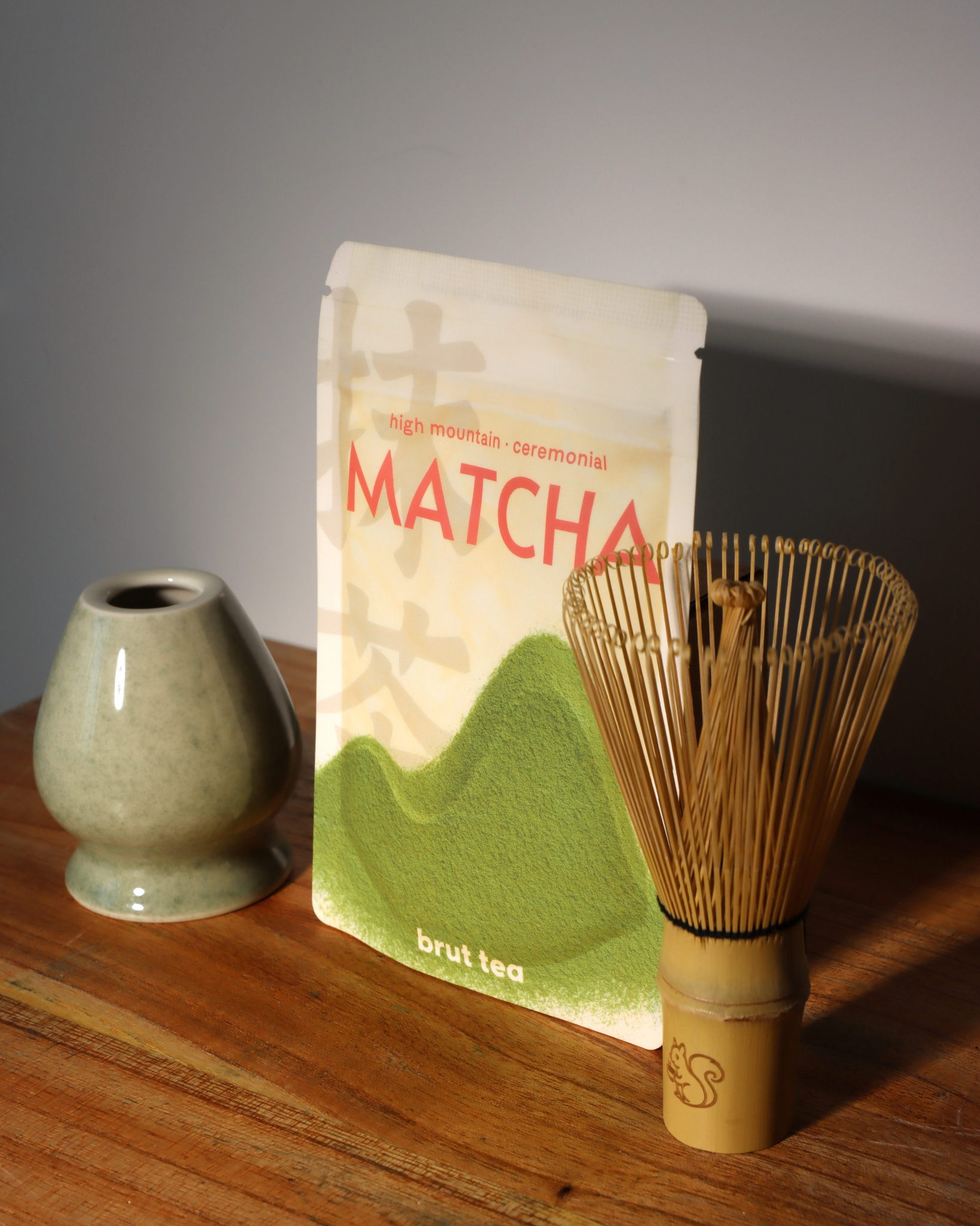 Matcha Starter Kit – Whisk, Matcha & Stand