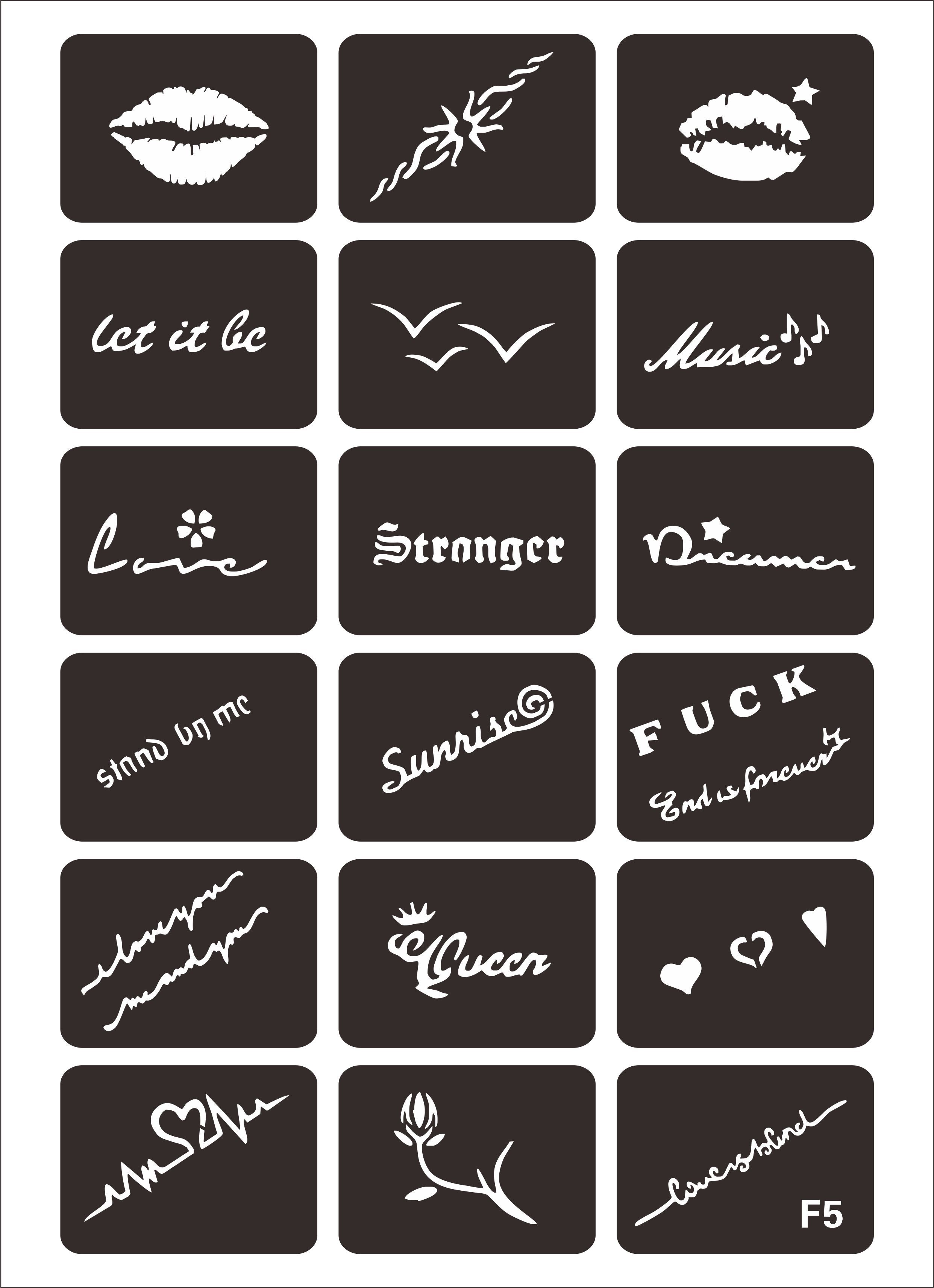 Font Type Tattoo -01
