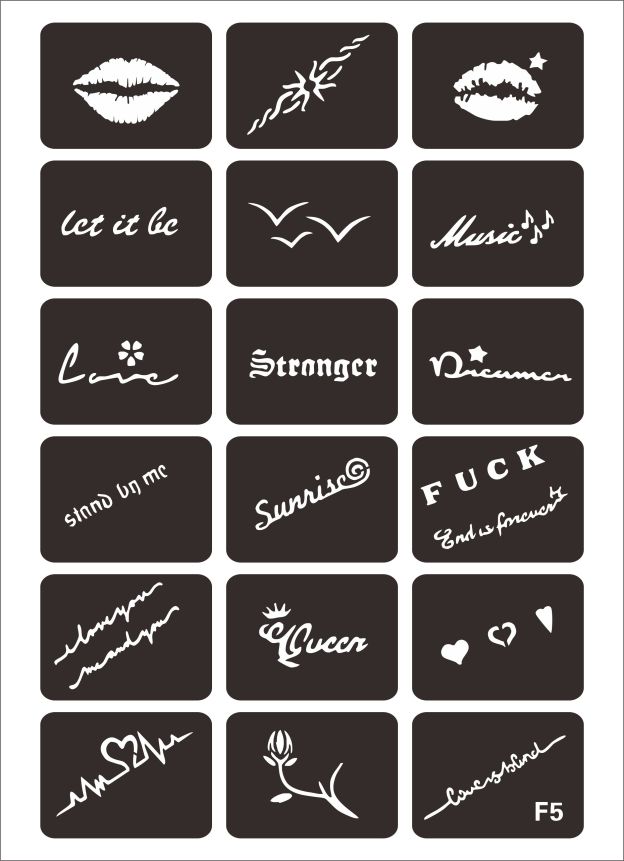 Font Type Tattoo -01