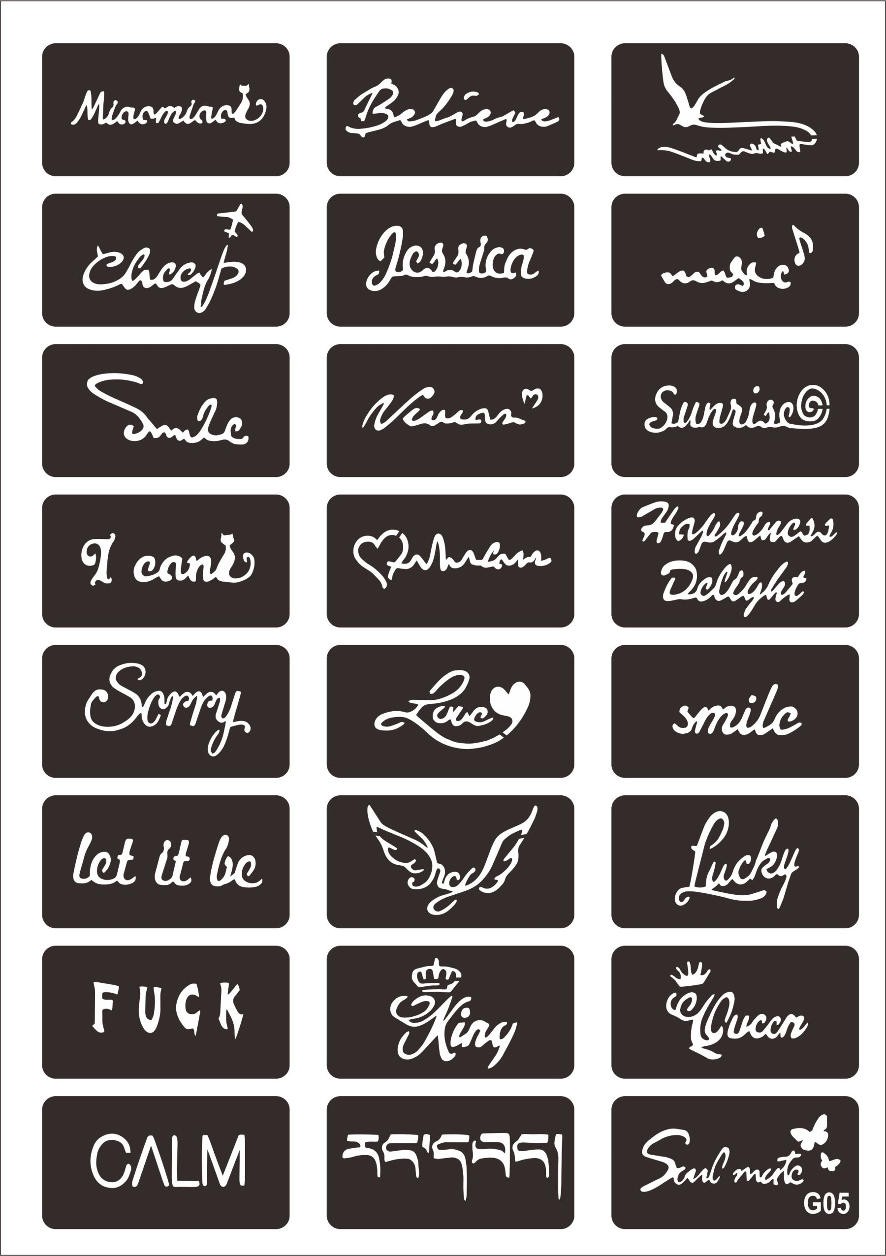 Font Type Tattoo -02