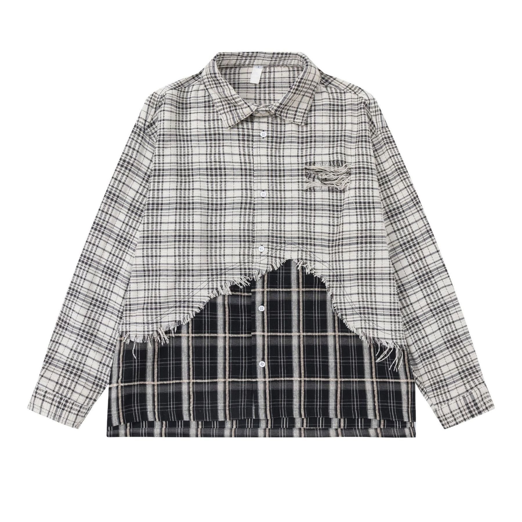 American Vintage Couple's Plaid Long Sleeve Shirt