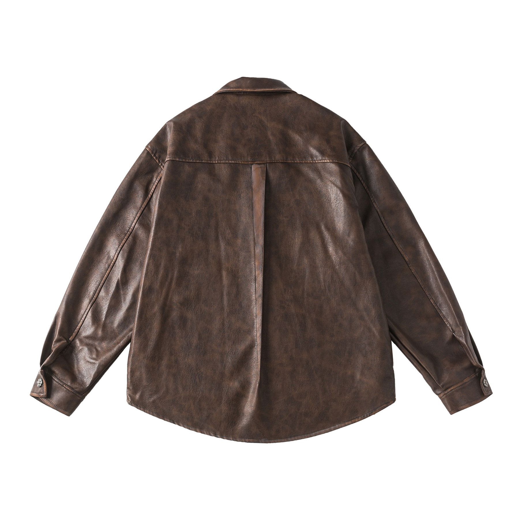 American Vintage Couple's Leather Shirt Coat Jacket