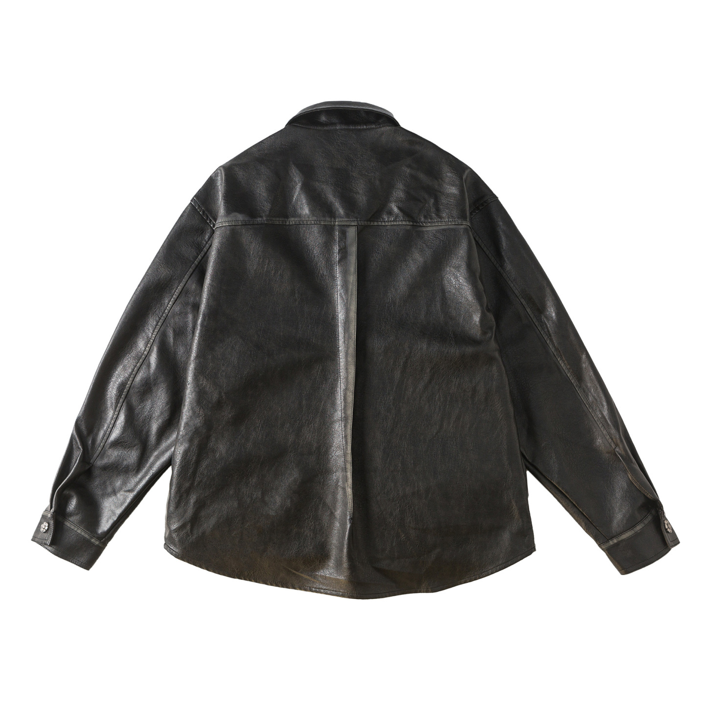 American Vintage Couple's Leather Shirt Coat Jacket