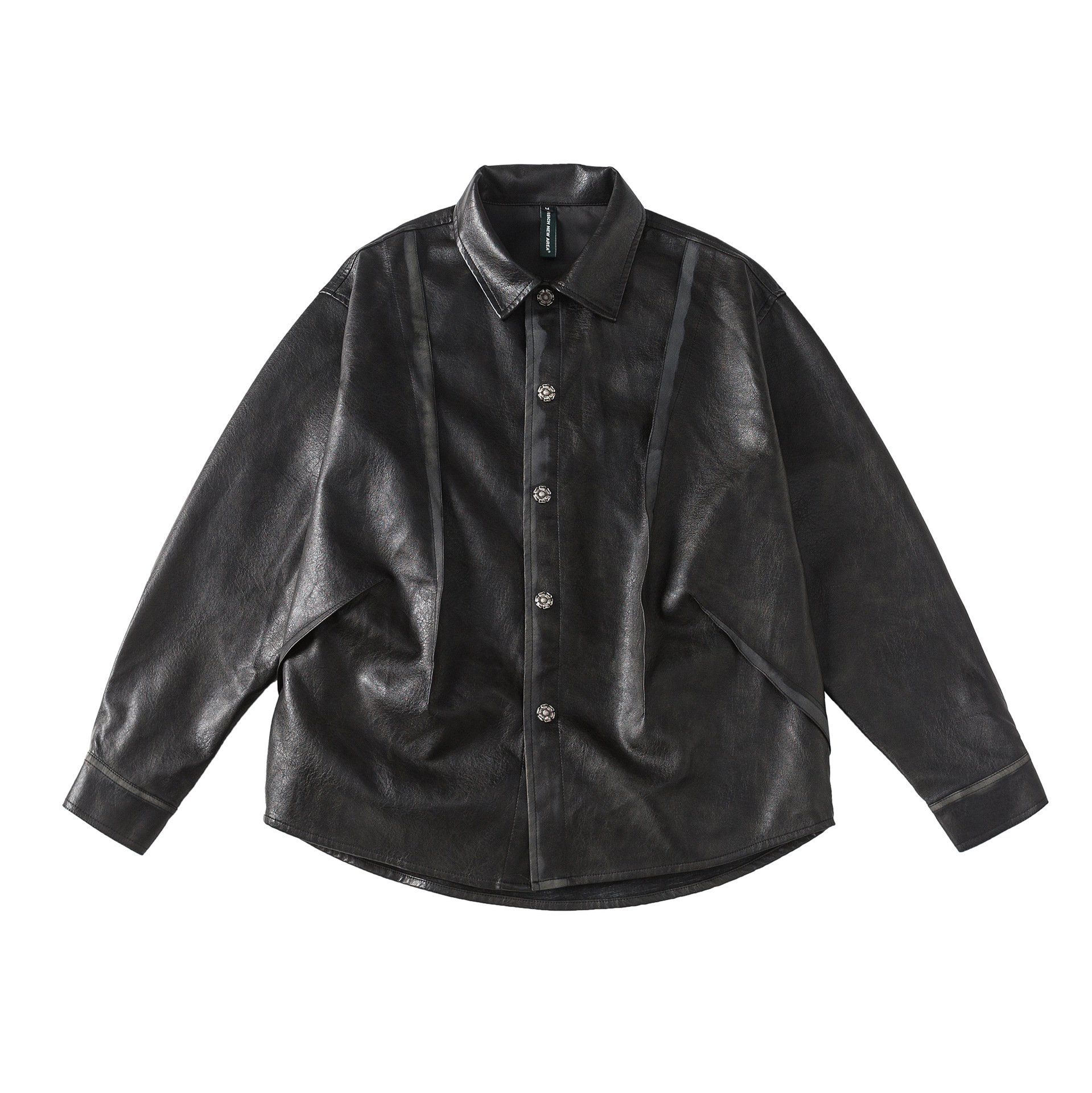 American Vintage Couple's Leather Shirt Coat Jacket
