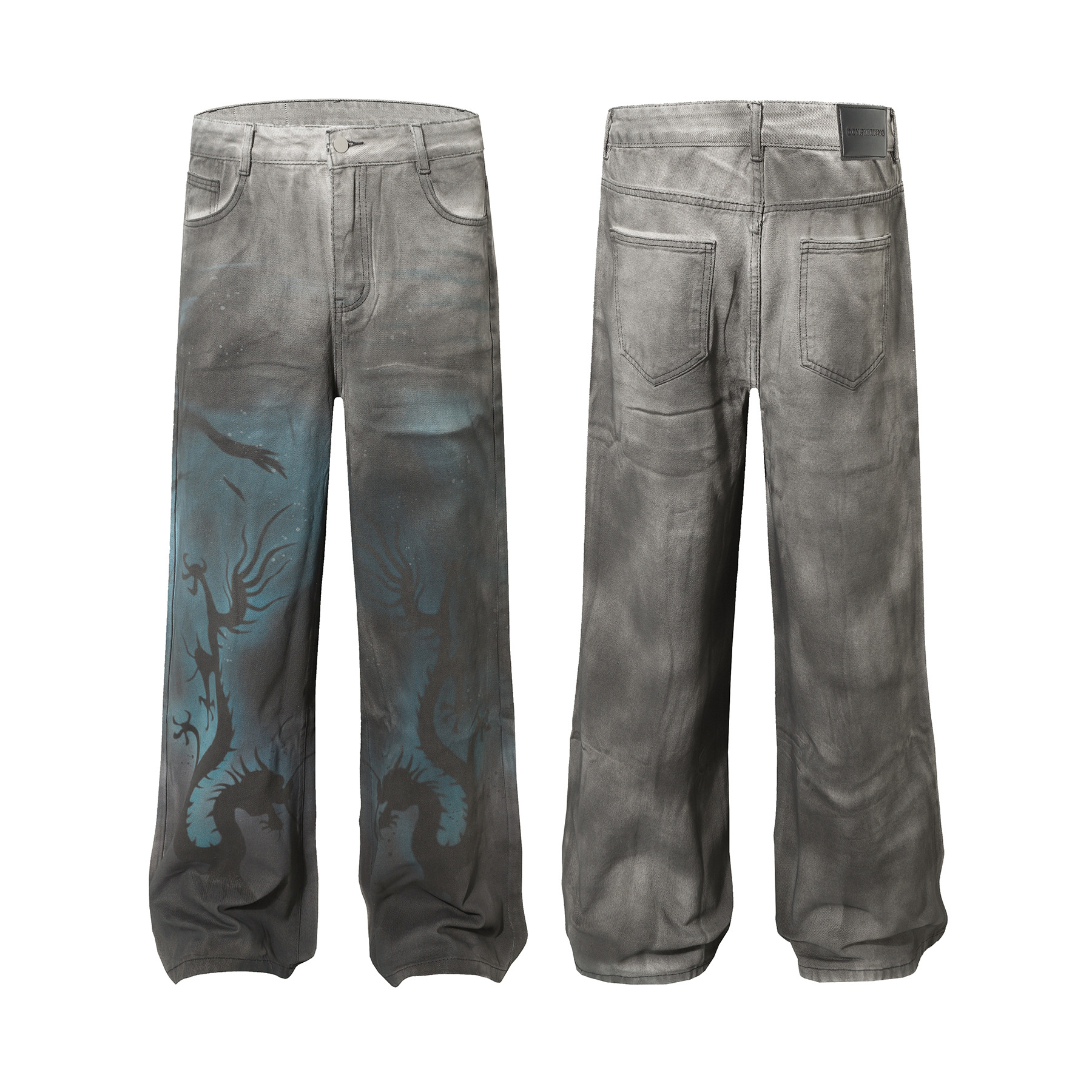 American street-wave jeans pants