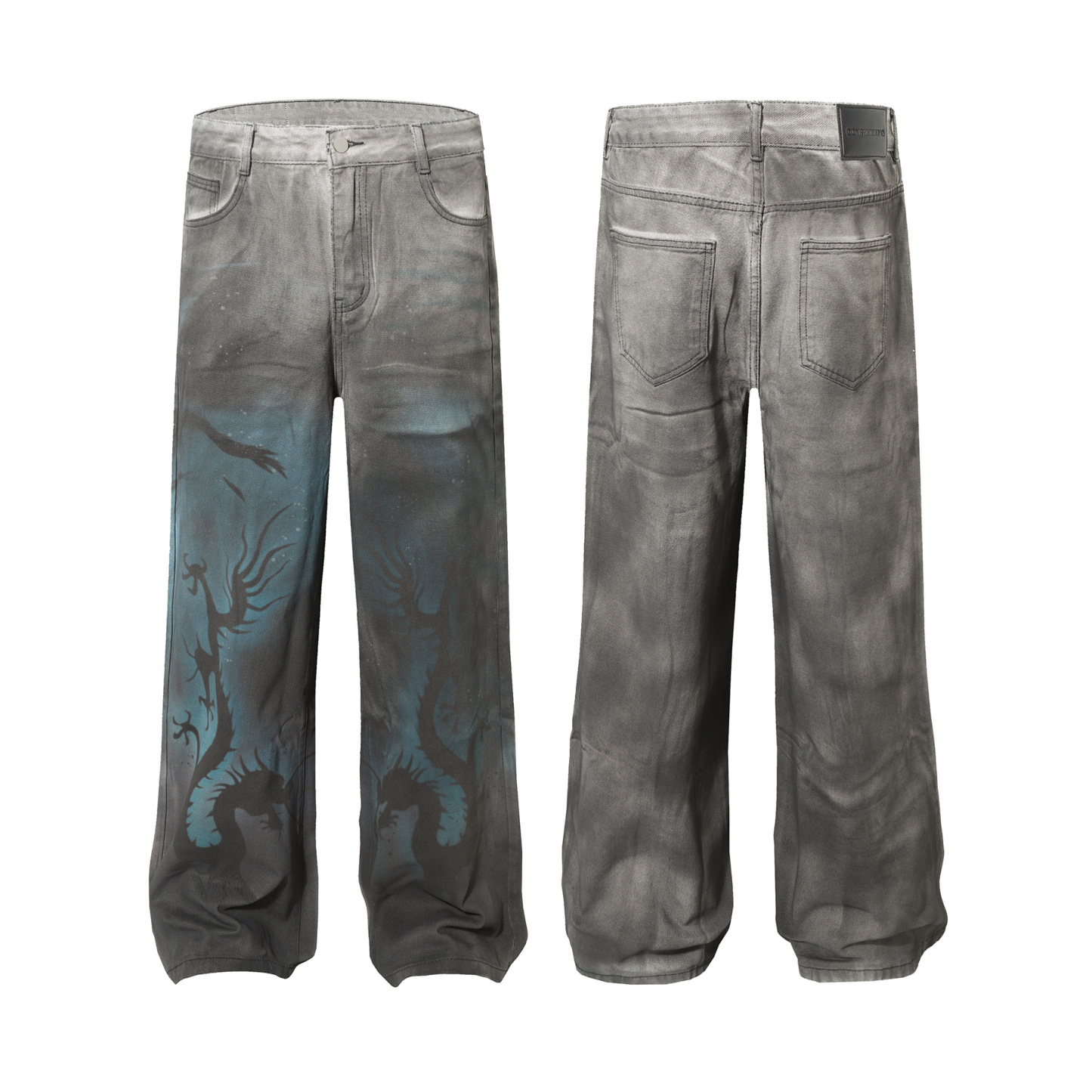 American street-wave jeans pants