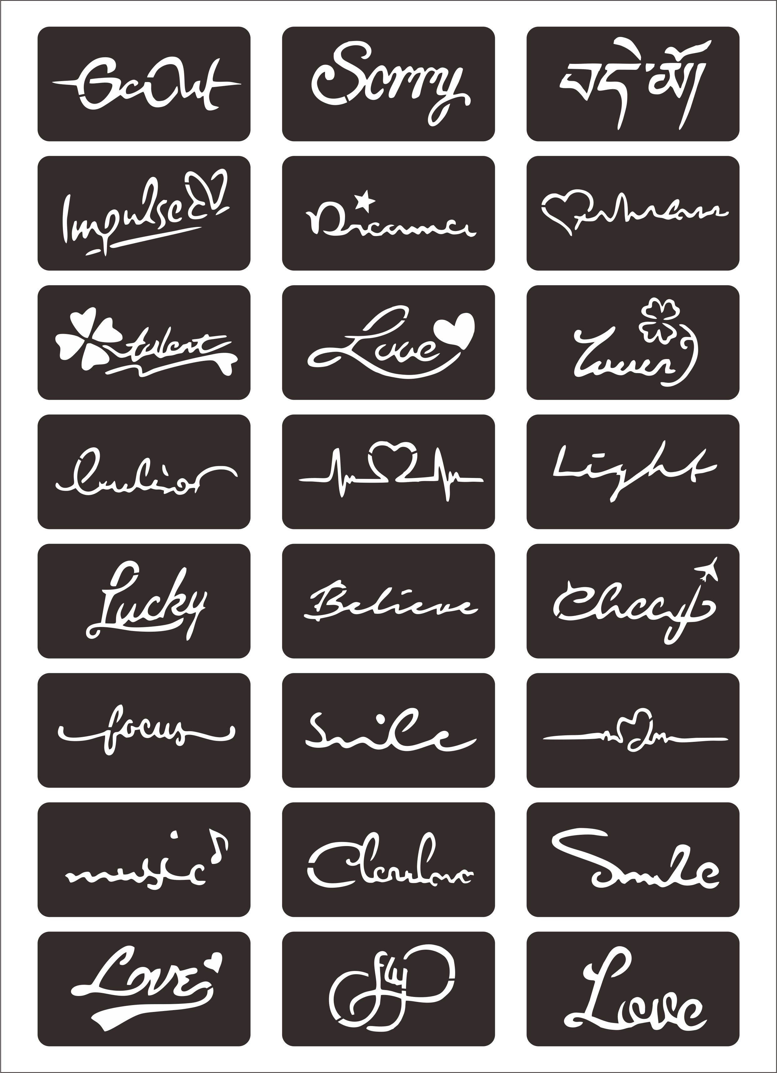 Font Type Tattoo -04