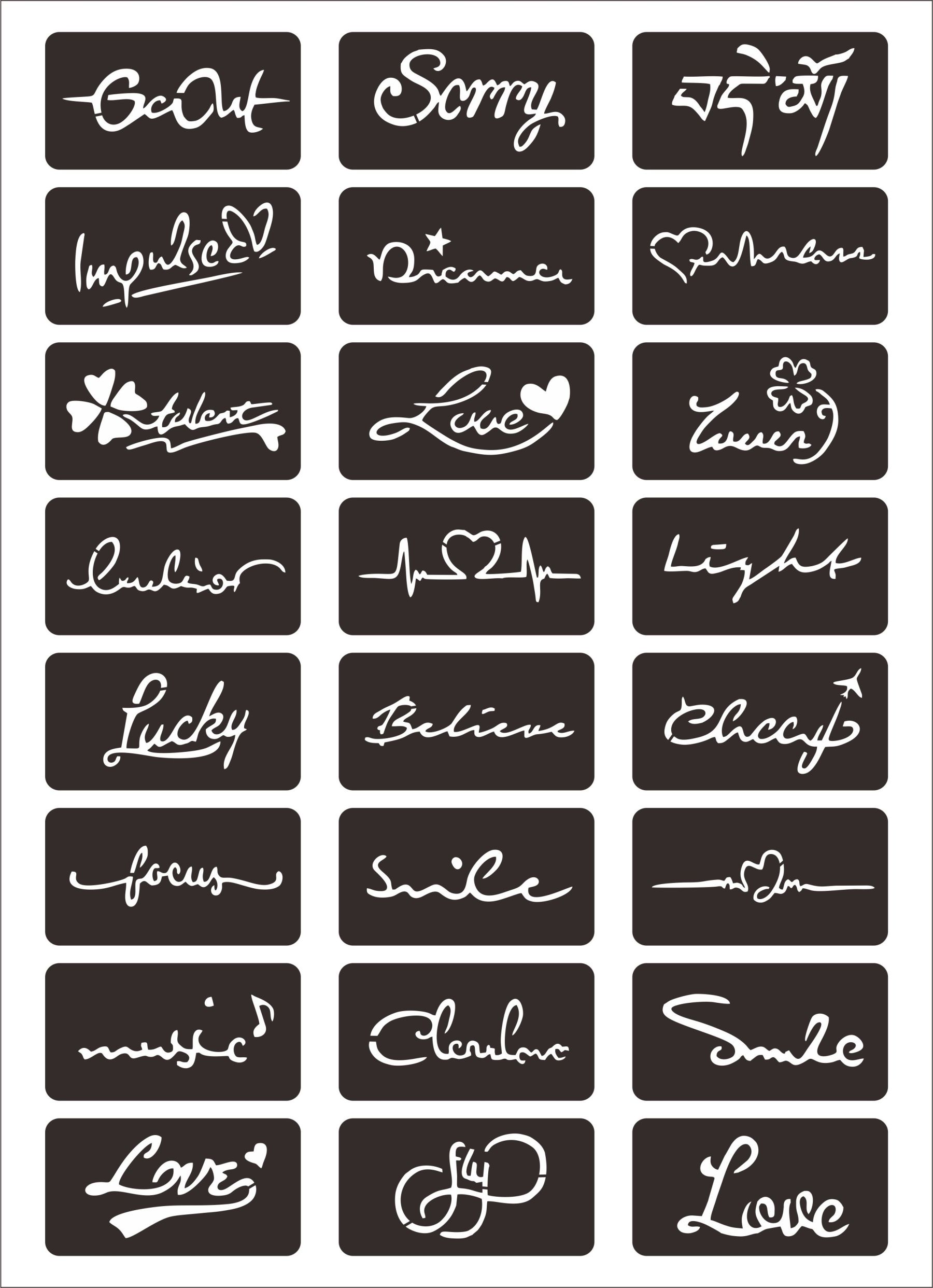 Font Type Tattoo -04