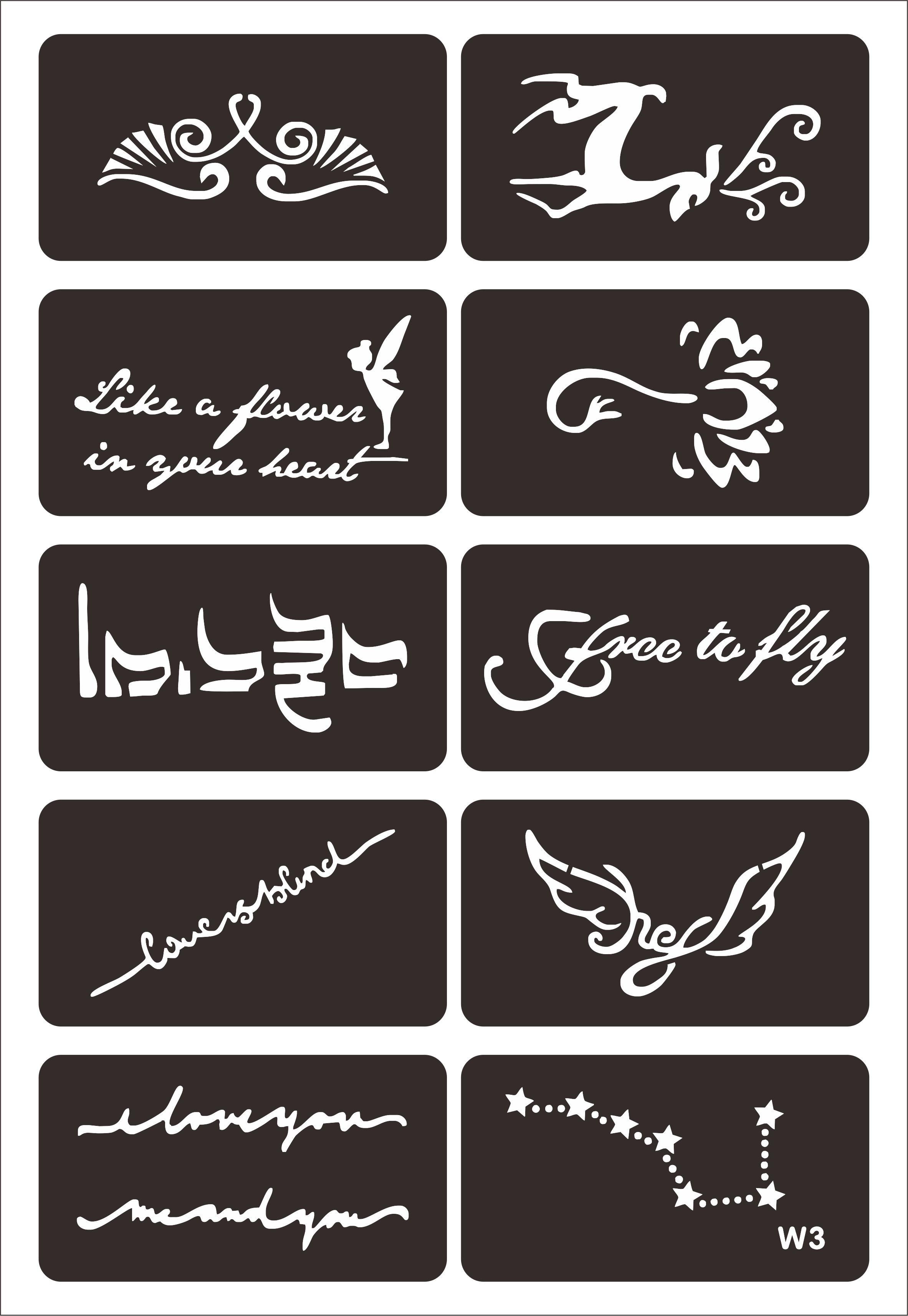 Font Type Tattoo -10