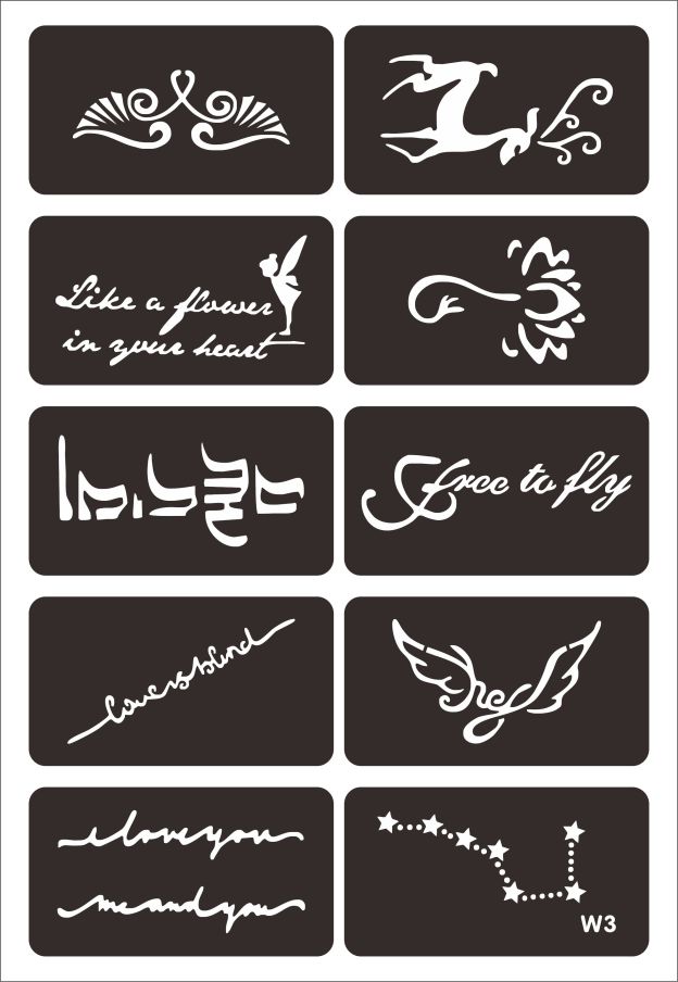 Font Type Tattoo -10