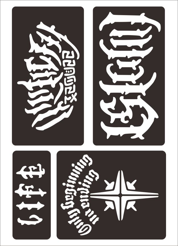 Ancient Script Tattoos -02