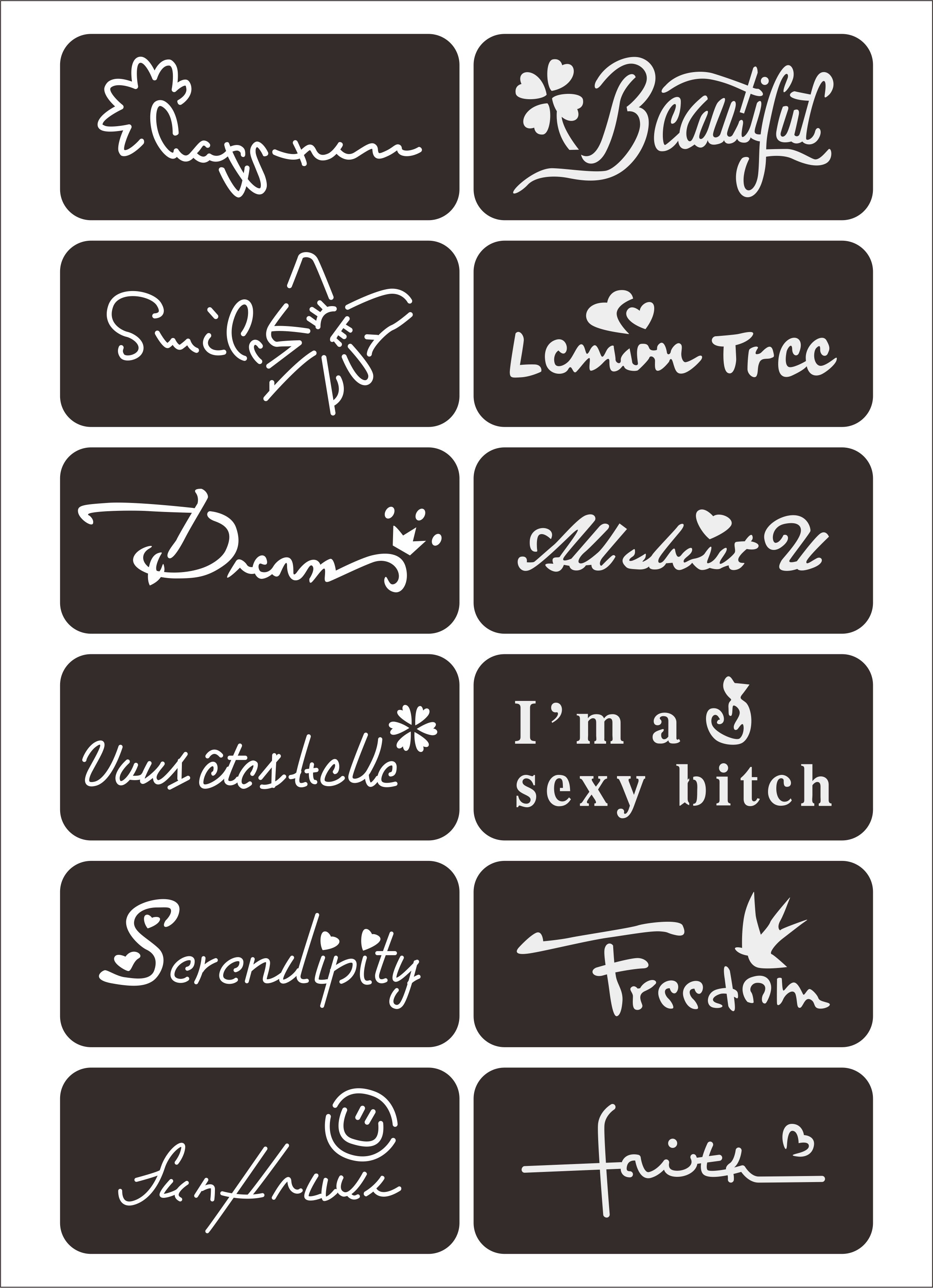 Font Type Tattoo -09