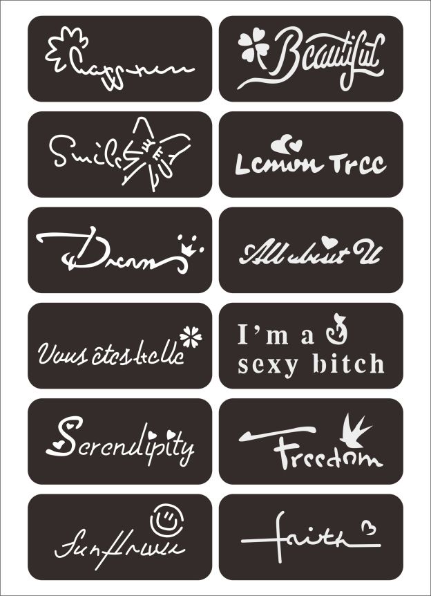 Font Type Tattoo -09