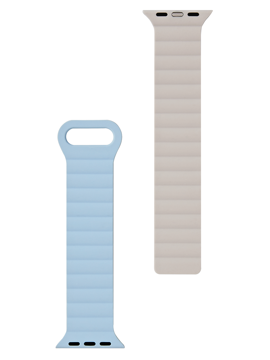 JUST ONE NAME-Apple Watch Band-Magnetic Band-LightBlue/Alabaster-Product Back