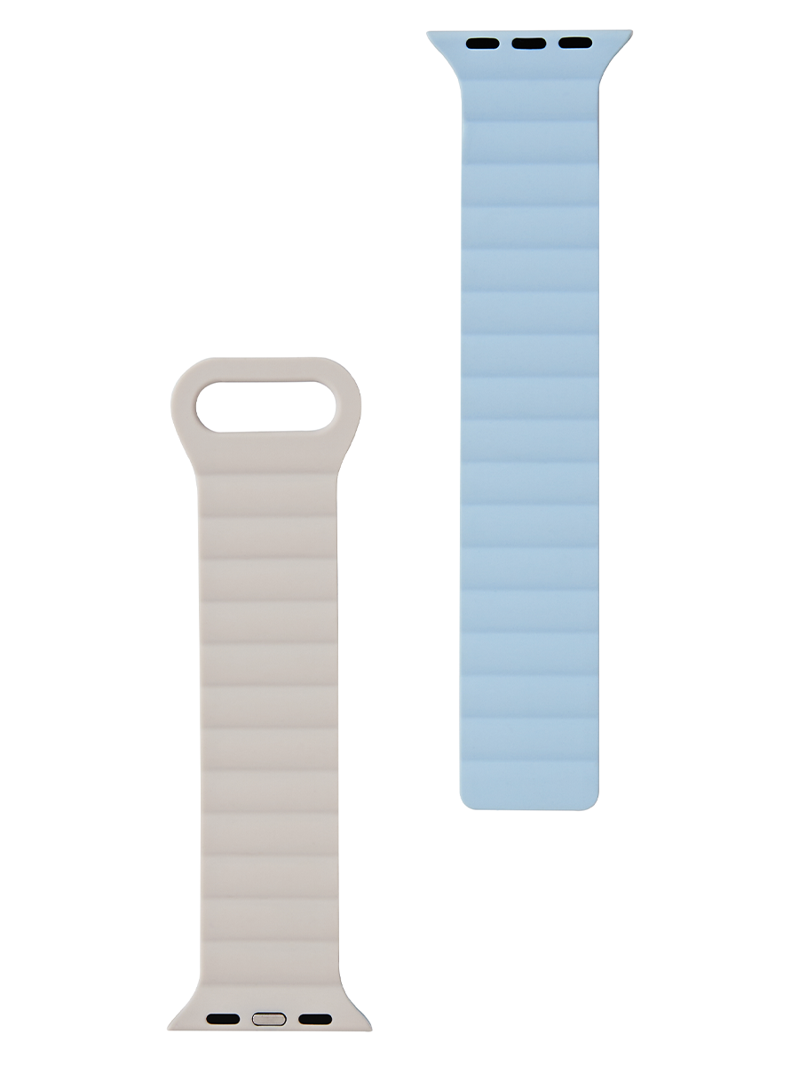JUST ONE NAME-Apple Watch Band-Magnetic Band-LightBlue/Alabaster-Product Front