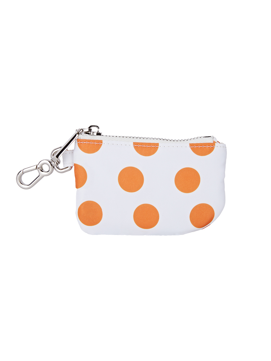 Coin Purse | Orange Dots