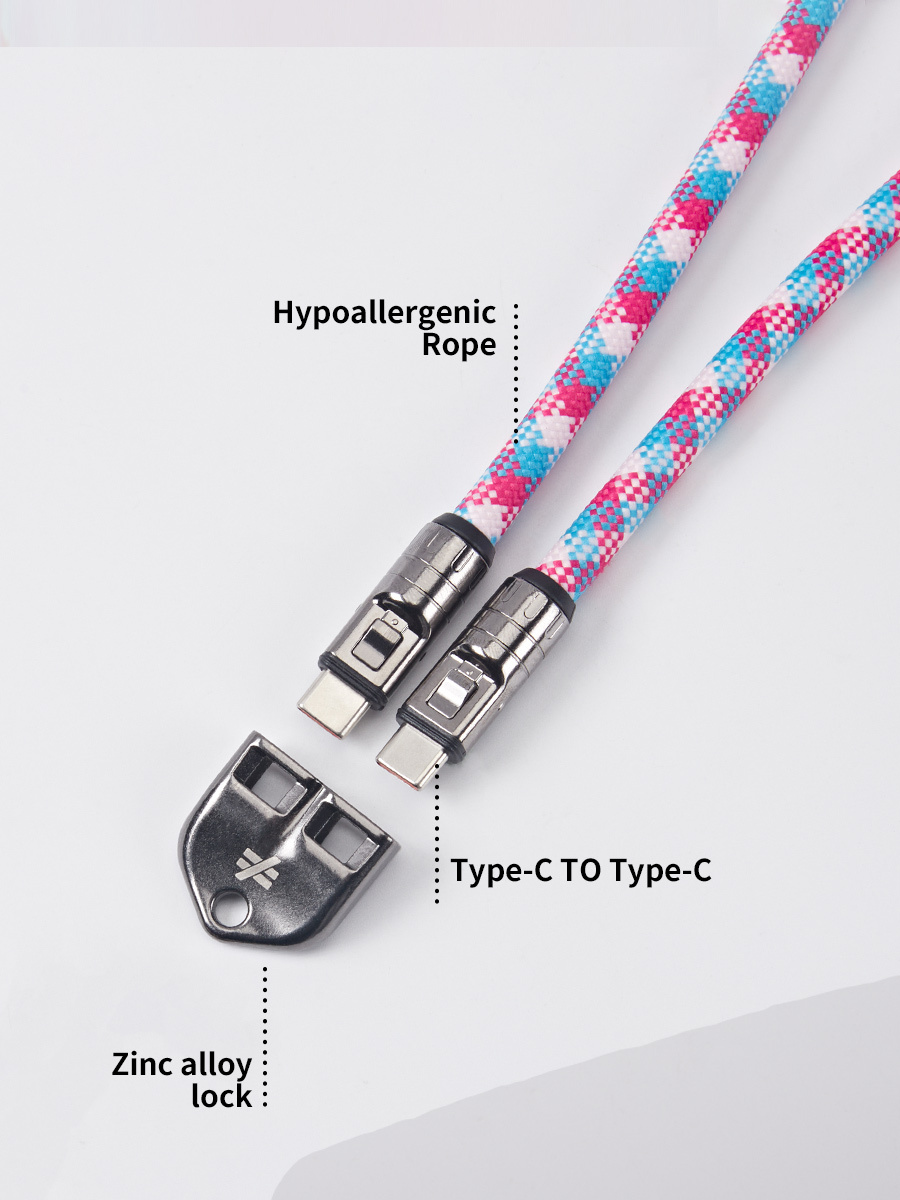 2-in-1 Data Cable Lanyard