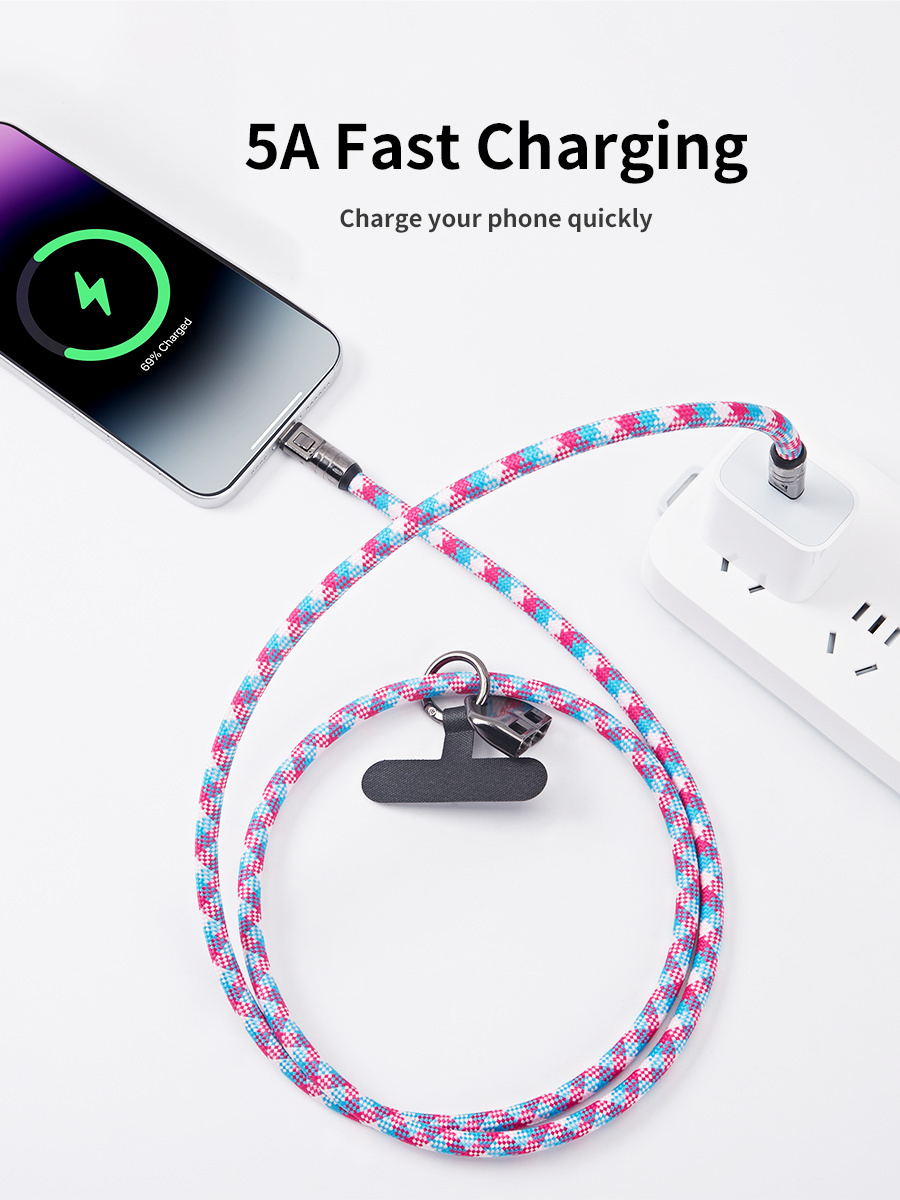 2-in-1 Data Cable Lanyard