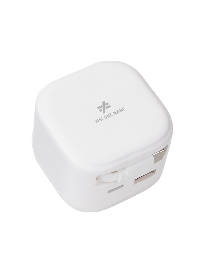 All-in-one Foldable Charger | With a Retractable Cable