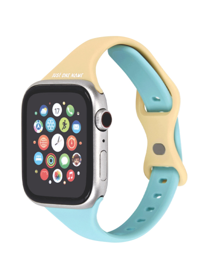 Apple Watch Band-Contrast Color Silicone Band