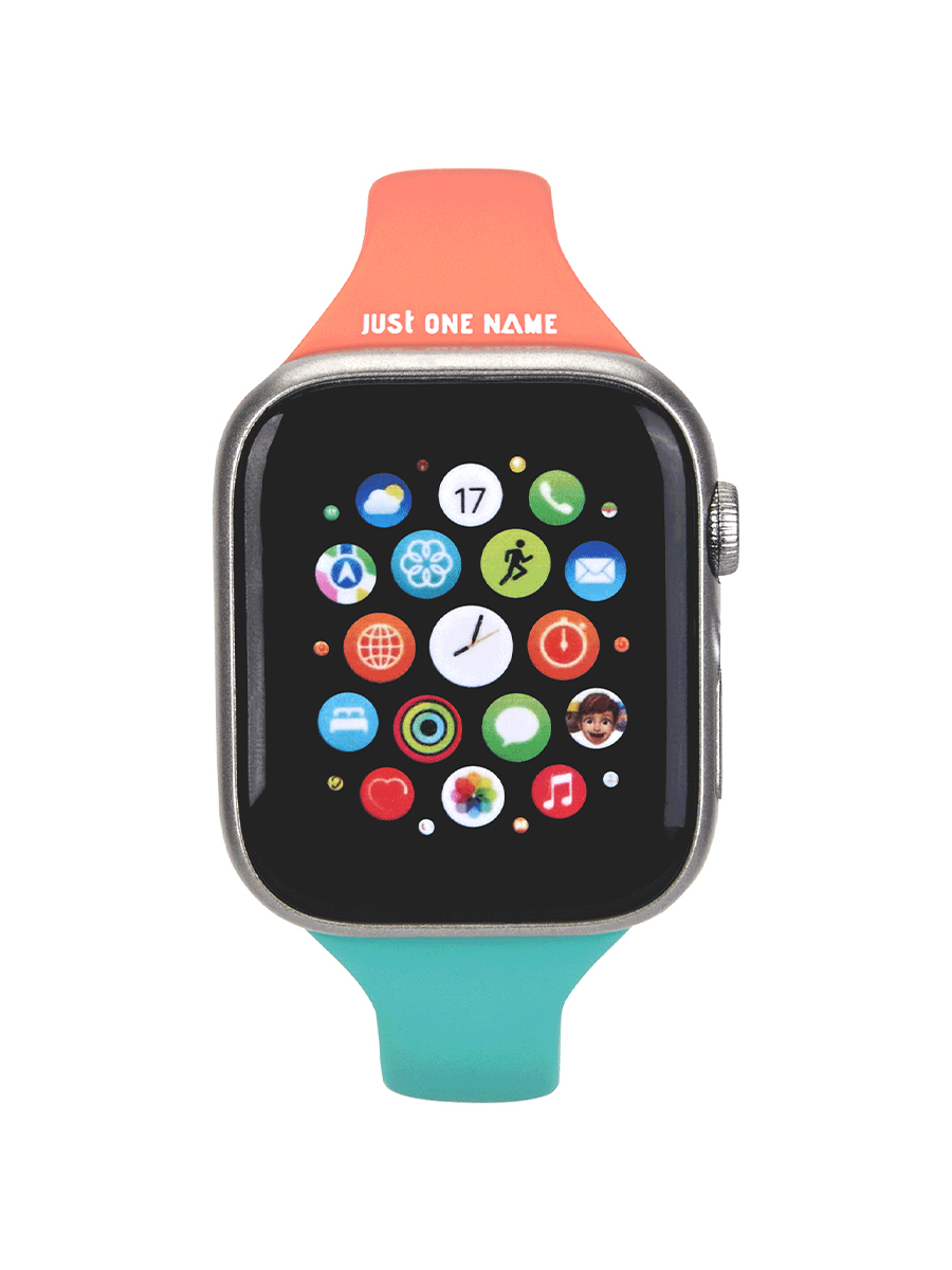 Apple Watch Band-Contrast Color Silicone Band
