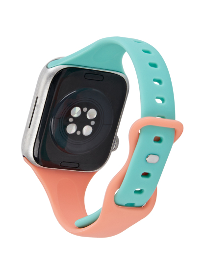 Apple Watch Band-Contrast Color Silicone Band